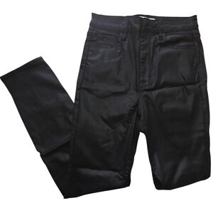 ☆Hidden Los Angeles Sleek Black Split Hem Skinny Jeans☆